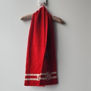 Vintage Reebok by Roger Edwards CFL Calgary Stampeders Classic Knit Scarf